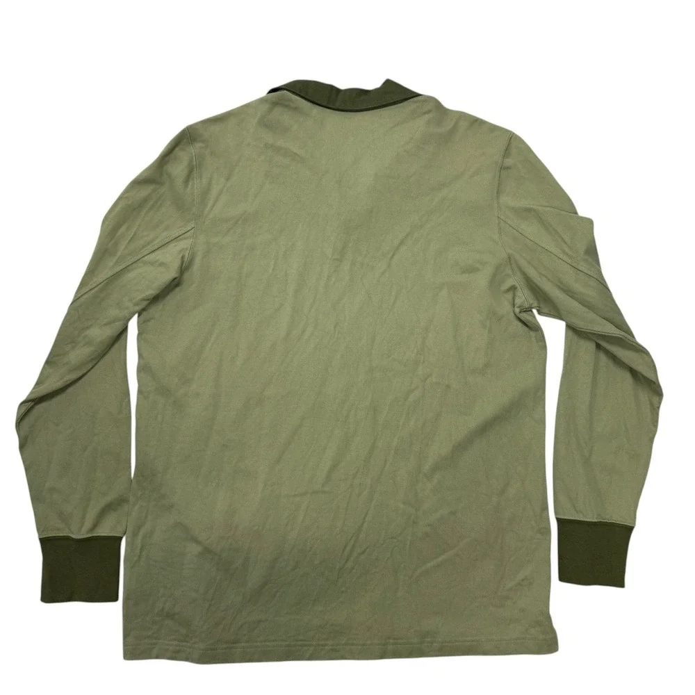 Adidas LAFC Mens Long Sleeve Polo Shirt Olive Green MLS Soccer Large DA22477